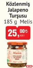 MELİS KÖZLENMİŞ JALAPENO TURŞUSU 185 G MELİS KÖZLENMİŞ JALAPENO TURŞUSU 185 G